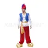 Disfraz de Aladdin para Niños, Adultos y Hombres, Disfraz Familiar Cosplay Mascarada