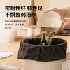 Bolsas de Basura Negras en Rollo, Tamaños Grande, Mediano y Pequeño, Estilo Engrosado de Boca Plana, Bolsas Desechables para Basura Doméstica de Cocina, 20 Piezas/Rollo