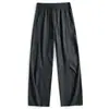 Pantalones casuales de espiga tejidos para hombre, nueva colección otoño 2026, estilo americano ligeramente anchos, holgados, diseño de pierna recta, pantalones de trabajo