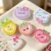 Botones de Resina con Forma de Manzana de Dos Agujeros, con Frescos y Sencillos Diseños de Cuadros, Accesorios para Manualidades, Materiales Decorativos, Botones