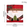 Decoraciones de Navidad, Fundas para Sillas con Sombreros, Fundas para Taburetes, Fundas para Sillas de Muñeca, Decoración para el Hogar Europea y Americana, Mini Bufandas de Navidad