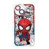Capa de Celular Homem-Aranha Desenho Animado Adequada para Apple 17Promax Fofa Apple 16Pro Cobertura Total 15 Transparente 14 Macia