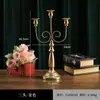Candelabro de Estilo Francés Vintage para Mesa de Comedor, Portavelas Romántico Retro, Base para Atrezo de Fotografía Estilo Europeo, Blanco Roto
