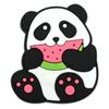 Vendas Diretas da Fábrica Plástico Macio PVC Plástico Gotejante Flor para Sapato Buraco de Sapato Acessórios para Sapato Fivela de Sapato de Panda Gigante Fofa Acessórios Decorativos Atacado