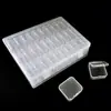 Caixa de armazenamento de miçangas, caixa de separação especial para feijões Pinyou, conjunto de 54 frascos de armazenamento de cores, frascos transparentes de grande capacidade para separação de feijões