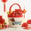 Recuerdos de Cumpleaños, Regalos de Agradecimiento para el Primer Mes y Banquete de los 100 Días del Bebé, Recuerdos de Boda, Canastas Tejidas, Regalos Premium, Paquetes de Regalo de Snacks, Huevos de Boda