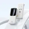Carregador Portátil Power Bank de Alta Capacidade 20000mAh com Cabo Embutido PD 22.5W Carregador Universal para Celular Fonte de Alimentação Presente