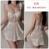Marca Guiruo Lingerie Luxo Acessível Tentação Renda Decote Profundo Push-Up Almofada Extra para Seios Veludo Roupão Feminino Conjunto 4769