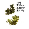 Fivela de Conexão Dupla de Orelha com Anel Duplo de Bronze Pulseira de Corda Vermelha Trançada à Mão Acessórios de Joias Material Acessórios DIY Atacado