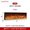 Chimenea Eléctrica Llama Simulada Estilo Americano Insertable Decorativo Chimenea Estilo Europeo Integrado Uso Doméstico Fuego Artificial Mueble de TV