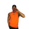 Chaleco deportivo multicolor de verano europeo y americano 2025, holgado, de talla grande, con dobladillo redondo, sin mangas para hombre