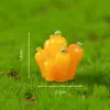 Paraíso de Conejos Adorno de Paisaje en Miniatura, Animal de Dibujos Animados Lindo, Casa de Conejo Zanahoria, Accesorios de Resina para Jardinería, Artesanía Hecha a Mano
