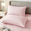 Fundas de almohada estilo japonés, impermeables y resistentes al aceite, 48x74cm, resistentes al sudor, previenen el amarilleamiento del núcleo de la almohada, 48*74cm, par, adecuadas para todas las estaciones