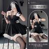 Uniforme de monja sexy lencería sexy deseo puro de seducir pasión caliente traje secundario para la cama gratis 2821