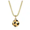 Colgante de acero de titanio con el número 7 de Ronaldo, collar para niño, estilo hip hop, regalo de recuerdo para su novio.
