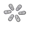 Apoios de Nariz para Óculos, Apoios de Nariz de Silicone, Acessórios para Óculos de Silicone Sólido G14, Apoios de Nariz para Armações de Óculos de Silicone no Atacado