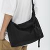 Bolsa carteiro para trabalho masculina ins japonesa de grande capacidade funcional bolsa de ombro carteiro mochila para estudante do ensino fundamental masculino