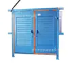 Porta de Ar sem Pressão com Palhetas para Mineração Ajusta Automaticamente a Janela de Ar 2* 2.5m Porta de Ar Ajustável Bidirecional na Saída de Ar Subterrânea