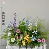 Estilo Floresta Flor Monet site de presente de casamento arranjo de flores para banquete de aniversário arranjo de chão carro de flores cerimônia de entrega paisagismo decoração de noivado