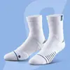 Calcetines de Baloncesto para Hombre Bullfighting Americano de Tubo Largo Profesionales Prácticos Jugador de Entrenamiento de Élite Base de Toalla Calcetines de Algodón Calcetines Deportivos