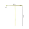 Arara de Parede Simples para Loja de Roupas Cabide de Chão Prateleira Decorativa para Celebridade da Internet de Loja de Roupas Femininas Rack Lateral de Parede