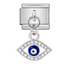 Venta Caliente Pulsera Modular Italiana de un Solo Gancho Colgante de Corazón DIY Elástica Empalmada Cadena de Correa de Reloj de Acero de Titanio