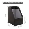 Caixa de Armazenamento de Papel Kraft Organizador de Mesa Suporte para Livros Caixa Prateleira de Arquivos Rack de Armazenamento Caixa de Arquivo