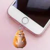Adornos Colgantes Decorativos, Tapón Antipolvo para Teléfono Móvil, Tipo-C 2D Acrílico con Forma de Gato Lindo Pieza Plana de Interfaz