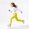 Leggings de Color Sólido Estilo Coreano Nuevos para Otoño e Invierno, Pantalones Ajustados Elásticos de Algodón para Niños Mayores, Pantalones para Niñas