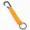 Llavero de Supervivencia al Aire Libre Llavero Trenzado de Paracord Anillo Llavero Colgante de Paracord Llavero de Paracord
