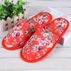 Proveedores de pantuflas de tela con flores grandes desechables para hotel, casa de huéspedes, hospitalidad en el hogar, Amazon transfronterizo, venta al por mayor grande