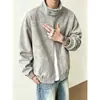 Chaqueta de Trabajo Estilo Americano High Street Tie-dye de Piel Sintética para Hombre, Pareja, Cuello Alto, Chaqueta de Motociclista, Bomber cleanfit