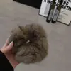 Clip de Agarre de Leopardo de Felpa para Otoño e Invierno Tamaño Grande para el Cabello Múltiples Pinzas para el Cabello Sentido Avanzado Popular en Internet Parte Posterior de la Cabeza Pinza de Tiburón para el Cabello Accesorios para el Cabello