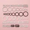 Atacado direto da fábrica fivela de ajuste de metal para lingerie 089 fivela acessórios de sutiã 8 fivelas fivela de ajuste de alça de ombro