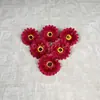 Flores de Crisantemo Simuladas Flores de Margarita Gerbera Cabezas de Crisantemo Flores Falsas Pared de Flores Arreglo Floral DIY Accesorios para Ropa Flores Flores de Seda Decoración