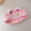 Faixa de Cabelo de Pelúcia para Lavar o Rosto e Maquiagem, Orelhas de Gato e Urso Fofas de Desenho Animado, Acessórios de Cabelo Femininos de Desenho Animado com Estampa de Leopardo, Novos Acessórios de Cabeça