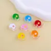 Cuentas Acrílicas con Diseño de Goteo de Aceite Elefante Lindo Pequeño DIY Pulseras para el Cabello de Niños Cadenas para Teléfono Collares Accesorios para Cordones de Zapatos Accesorios con Cuentas
