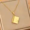 El collar de libro se puede diseñar con fotos y muestras, texto, patrones, grabado láser, superventas transfronterizo, estilo nieta, madre
