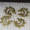 12 * 13MM cobre fundido pequeno conexão Xiangyun pendurado diy adereço de cabeça antigo grampo de cabelo passo balanço borla material