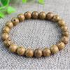 Pulsera de Sándalo Dorado de la Montaña Wutai de Venta Caliente 12 Signos del Zodíaco Buming Buda Dios Guardián Wen Pulsera de Cuentas de Buda para Hombres y Mujeres