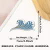 Patche Bordado Letra 26 Baleia Novo Desenho Animado Transfronteiriço Onda Azul e Branca Adesivo Termocolante Patche Decorativo Patche para Roupa