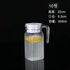 Jarra de Jugo Acrílica PC Hervidor de Agua Fría Botella de Jugo Zha Hervidor Bar KTV Hervidor de Agua Fría de Gran Capacidad Jarra de Jugo para Restaurante