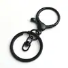 Accesorios para joyería DIY pintura de colores aleación de zinc redondo pequeño llavero de dragón cierre de langosta juego de 3 piezas hebilla colgante de juguete de 8 caracteres