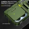 Capa de Celular Xiaomi Aplicável Transfronteiriça Poco X7 5g Janela Deslizante Suporte Multifuncional Horizontal e Vertical Capa de Celular Anti-Queda Militar