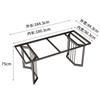 Suporte de Mesa para Perna de Mesa de Azulejo Embutido Mesa de Rocha Perna de Mesa Aço Inoxidável Mesa de Centro Embutida Base de Metal à Prova de Ferrugem Pernas de Mesa