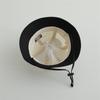 Gorro de panda para niña, súper lindo, bordado, transpirable, con cuerda resistente al viento, para primavera de 2025