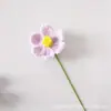 Flor Artificial com Haste Única Torcida para Buquê DIY para Professores e Colegas como Presente de Formatura