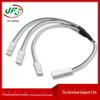 Cabo de extensão 1007-24Awg 3 em 1 de 1 minuto combinado com um a três Syp/Jst 2,54 cabo terminal Dupont branco