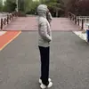 Otoño e Invierno Nuevo para Mujer con Capucha Ligera de Algodón Corta Holgada Versátil Estilo Coreano Estilo Ins Chaqueta Comercio Exterior al por Mayor