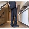 Pantalones Casuales Finos de Verano para Hombres y Mujeres, Versátil Americano Moderno Holgado Transpirable, Pantalones Largos Simples de Lujo Ligero
